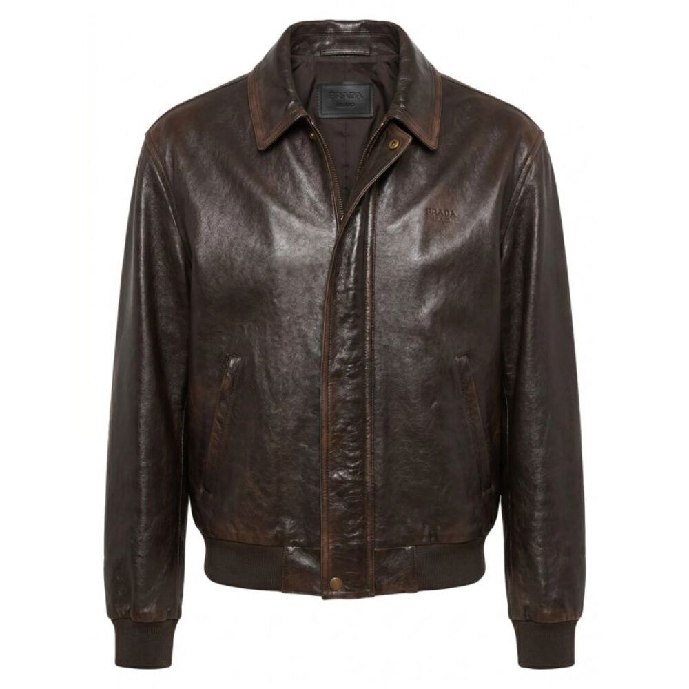 Prada Men Leather Jacket
